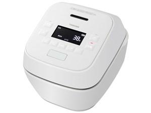 東芝【TOSHIBA】5.5合炊き 真空圧力IHジャー炊飯器 グランホワイト 炎匠炊き ･･･