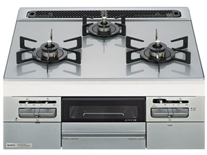 N3WV6W【プロパンガスLPG】ノーリツ コンロ スタンダードタイプ 60cm ホワイ･･･