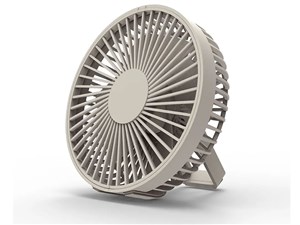 トップランド USBパワフルデスクFAN アイボリー SF-DK25IV