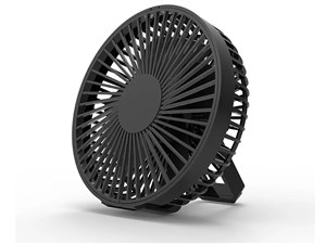 トップランド USBパワフルデスクFAN ブラック SF-DK25BK