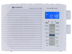 東芝【TOSHIBA】ホームラジオ ホワイト AUREX（オーレックス） 防滴仕様 ワイ･･･