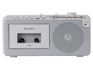 東芝【TOSHIBA】ラジオカセットレコーダー グレー AUREX（オーレックス） ワ･･･