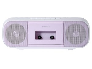 東芝【TOSHIBA】CDラジオカセットレコーダー ピンク 声くっきり機能 ワイドFM･･･
