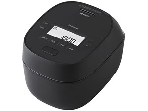 パナソニック【Panasonic】5.5合炊き 可変圧力IHジャー炊飯器 ブラック Wおど･･･