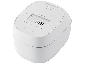 パナソニック【Panasonic】5.5合炊き 可変圧力IHジャー炊飯器 ホワイト Wおど･･･