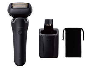 パナソニック【Panasonic】ラムダッシュPRO 5枚刃 マットブラック 自動洗浄器付 メンズシェーバー LAMDASH PRO5 電気シェーバー ES-L572D-K【充電中でも剃れる】 商品画像1：家電のSAKURAchacha