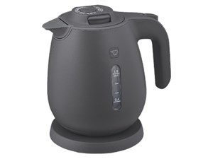 CK-JA10-HZ (チャコール) 電気ケトル 蒸気レス構造 転倒湯漏れ防止構造 1.0L