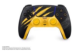 DualSense ワイヤレスコントローラー Marvel's Wolverine バトルイエロー リ･･･
