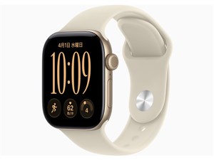 Apple Watch Series 12 GPSモデル 42mm MJEE4X/A [ライトゴールド・サンドス･･･