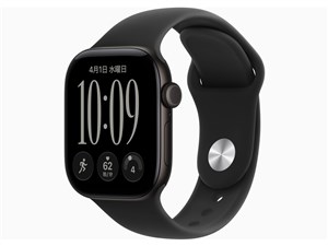 Apple Watch Series 12 GPSモデル 42mm MJEC4X/A [ブラック・ブラックスポー･･･