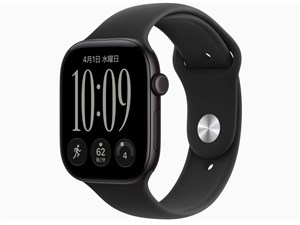 Apple Watch Series 12 GPSモデル 46mm MJEL4X/A [ブラック・ブラックスポー･･･