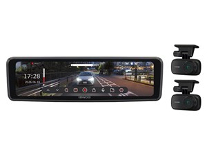 DRV-X70EM ケンウッド デジタルルームミラー型ドライブレコーダー 10型 前後･･･