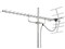 マスプロ電工【MASPRO】地デジアンテナ UHFアンテナ 20素子 水平・垂直偏波対応 地上デジタル U206TMH【ch.13～36】 商品画像1：家電のSAKURAchacha