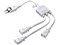 TAP-EX3WN (ホワイト) ACアダプタ専用電源延長コード (3分岐・2P・3個口)　 商品画像1：eONE