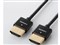 ELECOM CAC-HD14SS10BK ブラック [スーパースリムイーサネット対応HDMIケーブル(1.0m/タイプA-タイプA)] 商品画像1：XPRICE