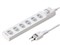 火災予防安全タップ 2P・6個口 ホワイト 10m TAP-TSH610SWN 商品画像1：123market