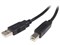 5m USB 2.0ケーブル (ABタイプ) USB (A) オスーUSB (B) オス ブラック USB2HAB5M 商品画像1：123market
