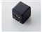 エレコム オーディオ用AC充電器 CUBE 1A出力 USB1ポート ブラック AVA-ACUAN007BK 商品画像1：リコメン堂