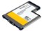 2ポート SuperSpeed USB 3.0増設用ExpressCard/54 アダプタカード (UASP対応) ExpressCard (54mm) 2x USB 3.0 A メス インターフェースカード ECUSB3S254F 商品画像1：123market
