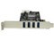 SuperSpeed USB 3.0 4ポート増設PCI Express/ PCIe x4 インターフェースカード 2個の専用5Gbpsチャネル UASP対応 SATA(15ピン) / ペリフェラル(4ピン) 電源端子付き PEXUSB3S42V 商品画像4：123market