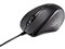有線IR LEDマウス 3ボタンタイプ 簡易パッケージモデル ブラック BSMRU21BKZ 商品画像2：123market