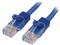 2m カテゴリー5e LANケーブル ブルー RJ45コネクタ(ツメ折れ防止カバー付き) イーサネット対応Cat5e UTPケーブル 45PAT2MBL 商品画像1：123market