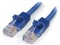 5m カテゴリー5e LANケーブル ブルー RJ45コネクタ(ツメ折れ防止カバー付き) イーサネット対応Cat5e UTPケーブル 45PAT5MBL 商品画像1：123market