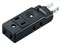 TAP-AC10BK (ブラック) スイングミニタップ (2P・4個口) 商品画像1：eONE
