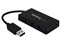 4ポートUSB 3.0ハブ USB A - 3x USB A(高速充電対応)/ 1x USB-C 電源アダプタ付属 USB Type-Cポート搭載USBハブ HB30A3A1CSFS 商品画像1：123market