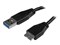 SuperSpeed USB 3.0 A - Micro B スリムケーブル A オス - マイクロB オス 3m ブラック USB3AUB3MS 商品画像1：123market