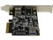 2ポートUSB 3.1(10Gbps)増設PCI Expressカード USB Type-A(外部ポート x1/ 内部ポート x1) USB 3.1 Gen 2対応 PEXUSB311EI 商品画像3：123market
