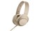 ソニー【ハイレゾ対応】ステレオヘッドホン h.ear on 2 MDR-H600A-N(ペールゴールド)★【MDRH600AN】 商品画像1：SAKURA MOMO