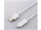 エレコム IF認証品 USB TypeC ケーブル USB-C&USB-A 温度検知 充電/データ転送 30cm(0.3m/短い) ホワイト(白)MPA-AC03SNWH 商品画像1：リコメン堂