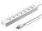 TAP-F37-5SR 電源タップ (3P・7個口・5m) 商品画像1：eONE