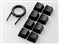 エレコム ゲーミングキーボード メカニカル 5000万回耐久スイッチ 日本語配列 キーキャップ付属 ブラック TK-G01UKBK 商品画像3：リコメン堂
