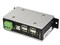 4ポート産業用USB 2.0ハブ ESD保護/350Wサージ保護 ウォールマウント対応 HB20A4AME 商品画像1：123market
