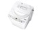 シャープSHARP全自動洗濯機一人暮らし幅56.5cm6kgステンレス穴なし槽ホワイト系ES-GE6C-W 商品画像1：GBFT Online