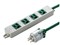 TAP-HPM4-3G (グリーン) 医用接地プラグ付き電源タップ (3P・4個口・3m) 商品画像1：eONE