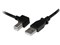 3m USB 2.0 ケーブル タイプA (オス) - タイプB/L型左向き (オス) ブラック USBAB3ML 商品画像1：123market