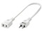 TAP-EX21003 (ホワイト) 電源延長コード (2P・0.3m) 商品画像1：eONE