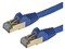 カテゴリー6a LANケーブル 7.5m ブルー ツメ折れ防止RJ45コネクタ 10ギガビット対応CAT6aケーブル 6ASPAT750CMBL 商品画像1：123market