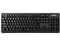 無線2.4GHz フルキーボード 静音マウスセット ブラック BSKBW120SBK 商品画像2：123market