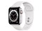 Apple Watch Series 6 GPS+Cellularモデル 40mm M06T3J/A [シルバーステンレススチールケース/ホワイトスポーツバンド] 商品画像1：World Free Store