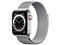 Apple Watch Series 6 GPS+Cellularモデル 40mm M06U3J/A [シルバーミラネーゼループ] 商品画像1：グリーフラップ
