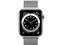 Apple Watch Series 6 GPS+Cellularモデル 44mm M09E3J/A [シルバーミラネーゼループ] 商品画像2：家電専門店
