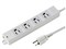 TAP-KS4-1 (グレー) 工事物件タップ (3P・4個口・1m) 商品画像1：eONE