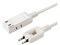 TAP-M705W (ホワイト) マイクロ電源タップ (収納式スイングプラグ・3個口・0.5m) 商品画像1：eONE