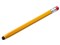サンワサプライ シリコンゴムタッチペン(オレンジ･鉛筆型) PDA-PEN53D 商品画像1：リコメン堂