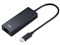 サンワサプライ USB3.2 Type-C-LAN変換アダプタ 2.5Gbps対応 USB-CVLAN6BK 商品画像1：リコメン堂