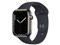 Apple Watch Series 7 GPS+Cellularモデル 45mm MNAX3J/A [グラファイトステンレススチールケース/ミッドナイトスポーツバンド] 商品画像1：EC－TOPショップ